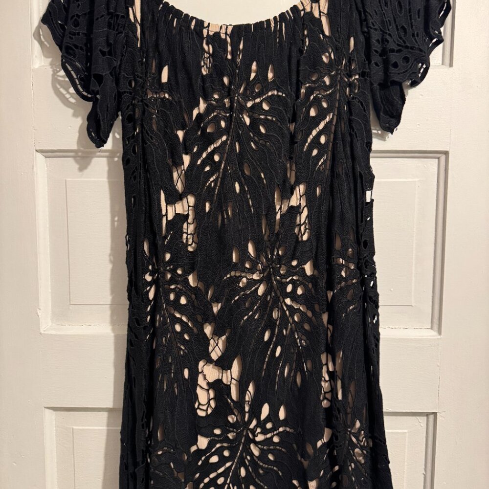 SKY Black Lace dress size Large